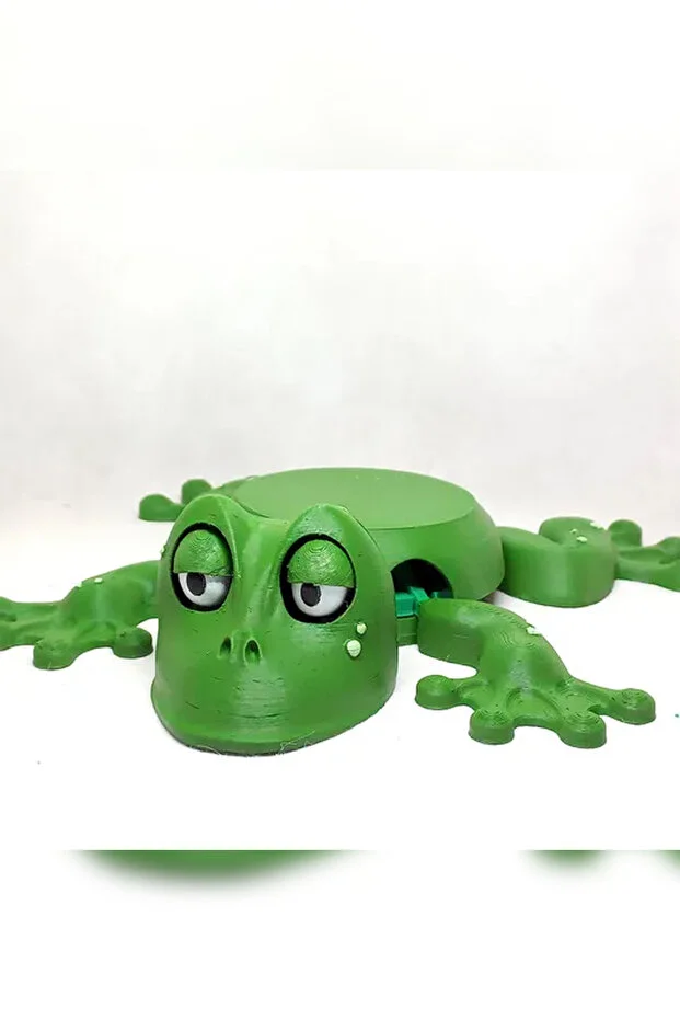 Eğlenceli Kurbağa Bardak Tutucu – Sevimli 3D Dekoratif Bardak Standı